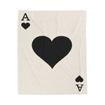 Ace of Hearts Soft Blanket