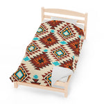 Cultural Two Themed Velveteen Soft Blanket