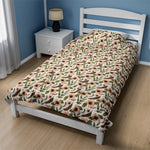 Floral Pattern Two Soft Blanket