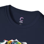 Colorful Drip Rose Softstyle T-Shirt