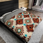 Cultural Two Themed Velveteen Soft Blanket