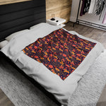 Floral Pattern Themed Soft Blanket