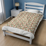 Floral Pattern Two Soft Blanket