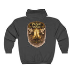 Peace Over Panic Hoodie — The Quiet Faith Co. Zip-Up