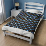 Blue Plaid Soft Blanket