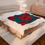 Red Rose Soft Blanket