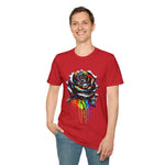 Colorful Drip Rose Softstyle T-Shirt
