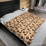 Chocolate Donuts Soft Blanket