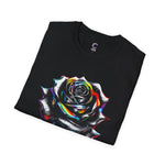 Colorful Drip Rose Softstyle T-Shirt