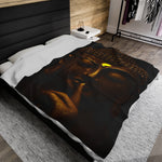 Buddha Themed Soft Blanket