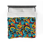 Pattern Swirls Velveteen Soft Blanket
