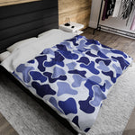 Blue Camo Soft Blanket