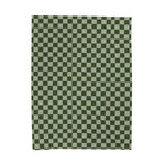 Green Checkered Soft Blanket