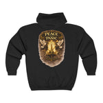 Peace Over Panic Hoodie — The Quiet Faith Co. Zip-Up