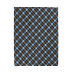 Blue Plaid Soft Blanket