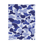 Blue Camo Soft Blanket
