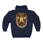 Peace Over Panic Hoodie — The Quiet Faith Co. Zip-Up