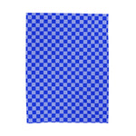 Blue Checkered Soft Blanket