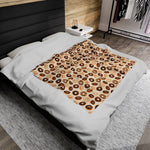 Chocolate Donuts Soft Blanket