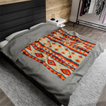 Cultural One Themed Velveteen Soft Blanket