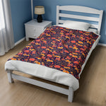 Floral Pattern Themed Soft Blanket