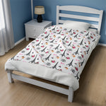 Paris Themed Soft Blanket