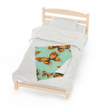 Flying Butterflies Velveteen Soft Blanket