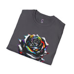 Colorful Drip Rose Softstyle T-Shirt