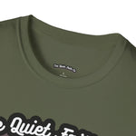Faith Over Fear T-Shirt — The Quiet Faith Co. Front Logo