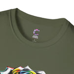 Colorful Drip Rose Softstyle T-Shirt