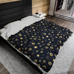 Moon and Stars Soft Blanket