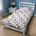 Paris Themed Soft Blanket