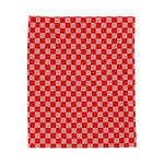 Red Checkered Soft Blanket