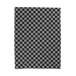 Black Checkered Soft Blanket