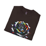 Colorful Drip Rose Softstyle T-Shirt