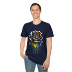 Colorful Drip Rose Softstyle T-Shirt