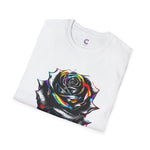 Colorful Drip Rose Softstyle T-Shirt