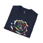 Colorful Drip Rose Softstyle T-Shirt