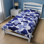 Blue Camo Soft Blanket