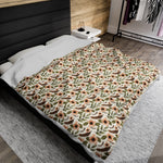 Floral Pattern Two Soft Blanket