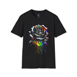 Colorful Drip Rose Softstyle T-Shirt