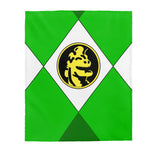 Green Power Ranger Velveteen Plush Blanket