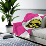 Pink Ranger Velveteen Plush Blanket