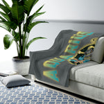 Aquarius Themed Velveteen Soft Blanket