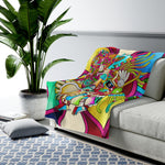 Aztec One Velveteen Soft Blanket