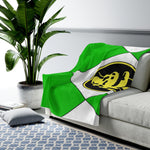 Green Power Ranger Velveteen Plush Blanket