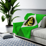 Green Power Ranger Velveteen Plush Blanket