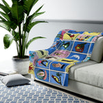 Loteria Themed Velveteen Soft Blanket