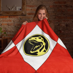 Red Power Ranger Velveteen Gift Blanket