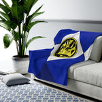 Blue Ranger Velveteen Plush Blanket